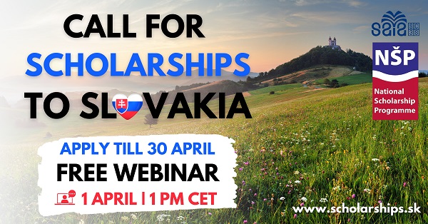 National Scholarship Programme of the Slovak Republic 2023 - webinar