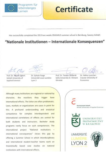 Certificate-SummerSchool2013