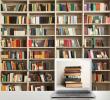 digital-library-concept-modern-laptop-table-shelves-books-indoors-188940775