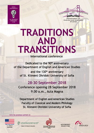 Sofia University Conference~Traditions and Transitions poster