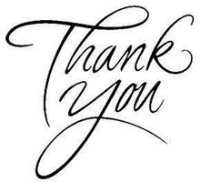 A Thank you letter A Thank you letter