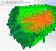 First collisions of heavy ions of CMS