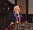 Professor Dr. habil Stoyko Fakirov of the University of Oakland, New Zealand was conferred the honorary title of Doctor honoris causa of Sofia University