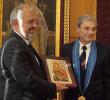 An official ceremony on awarding Prof. Ioannis Theoharidis with the Honorary Blue Ribbon Insignia 