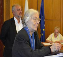 Проф. д-р Ангелина Минчева беше  удостоена с Почетен знак на Софийския университет  със синя лента