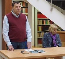 The book "Balkan Vigils" by Konstantin Orush was presented in Philology Library